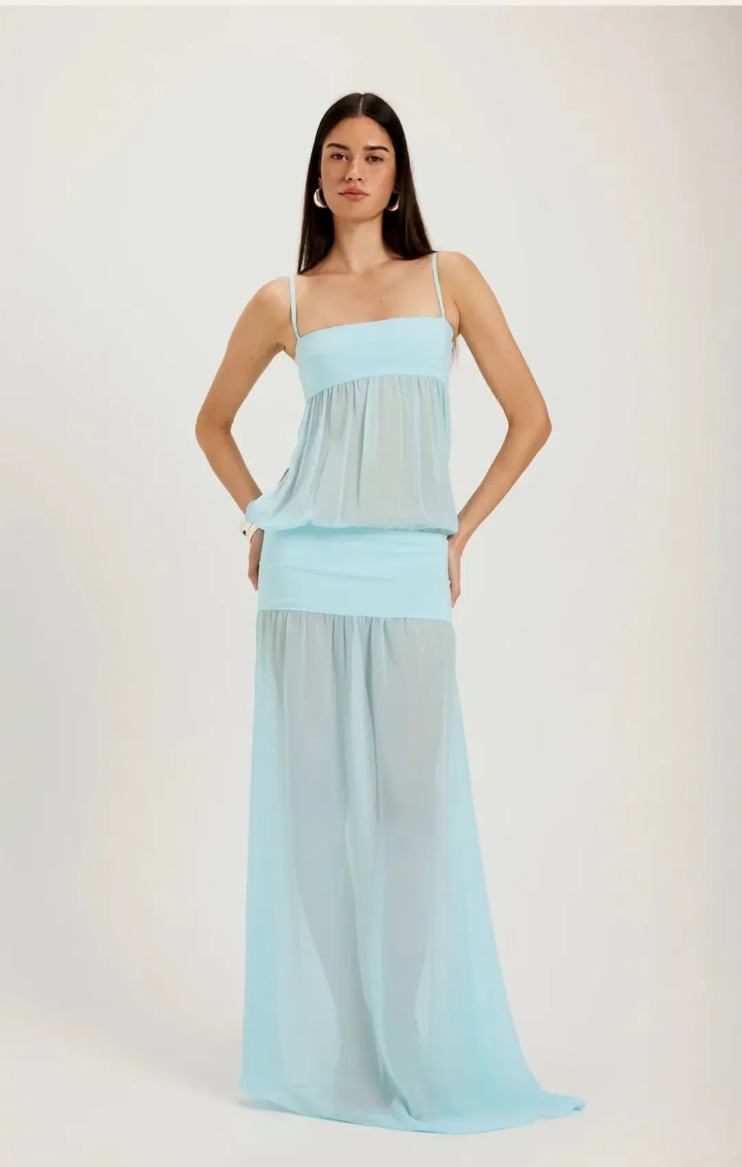ANCE GRIA ROMEO DRESS AQUA - XS for rent on The Volte - main image