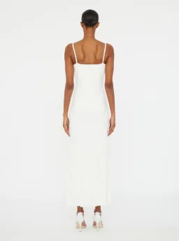Christopher Esber Salacia Wire Sunray Dress in White size Small  for rent on The Volte - image 2