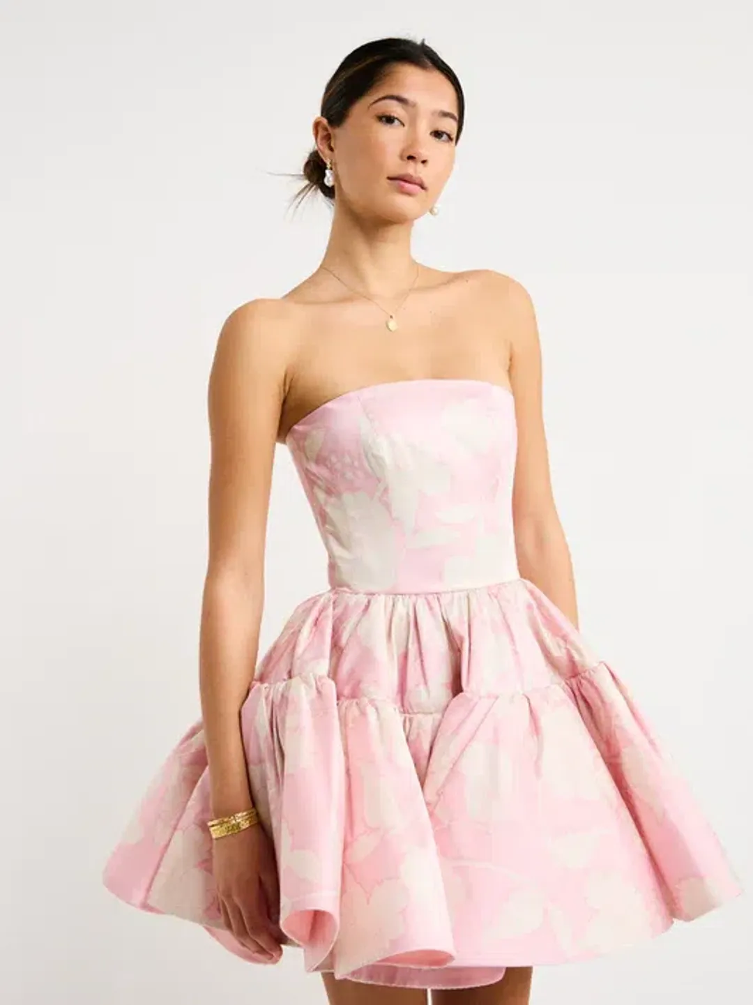 LEO LIN SKYE BUSTIER Mini Dress size 12 for rent on The Volte - main image