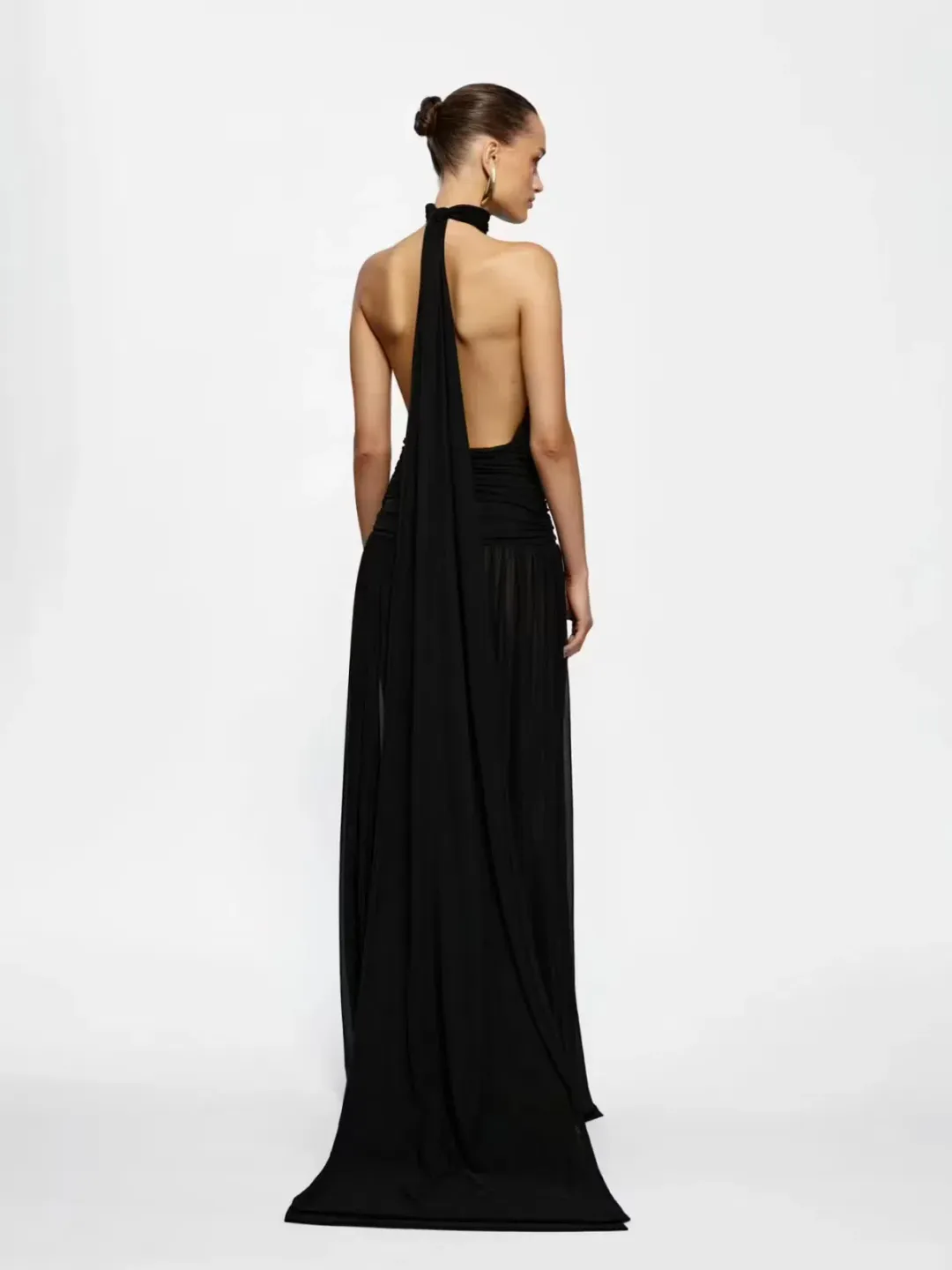 Effie Kats Verity Maxi Gown Black Size S / AU 8 for rent on The Volte - main image