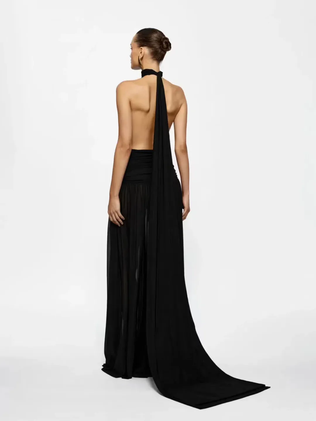 Effie Kats Verity Maxi Gown Black Size S / AU 8 for rent on The Volte - main image