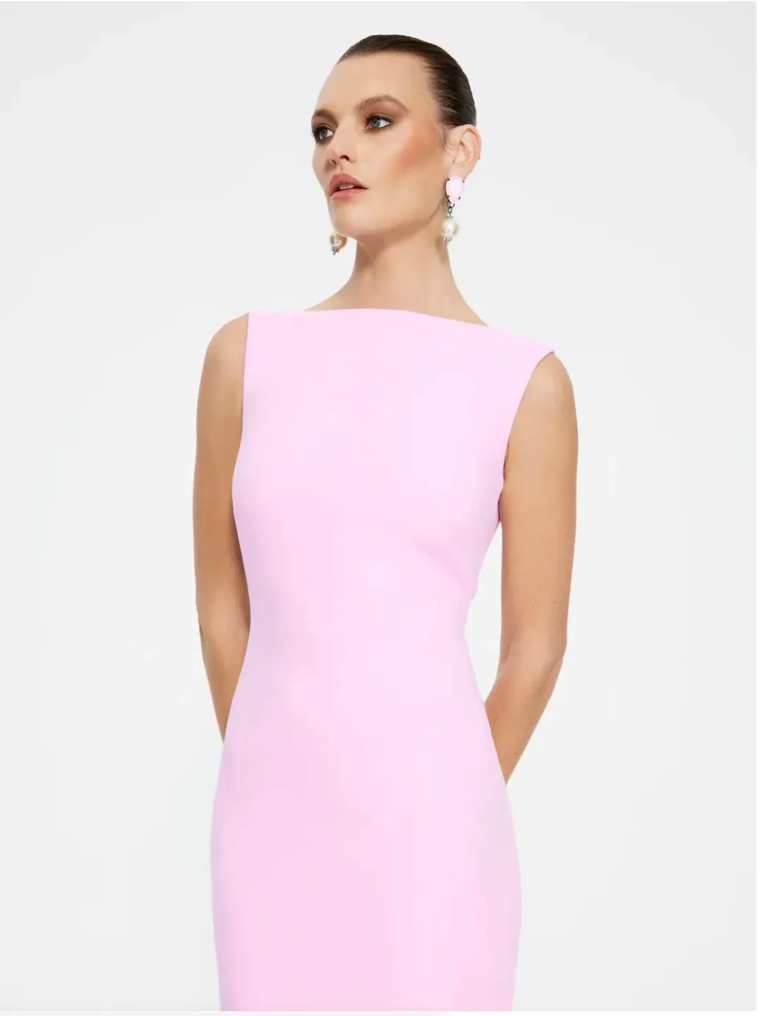 Effie Kats Verona Gown Taffy Pink Size 10/M for rent on The Volte - main image