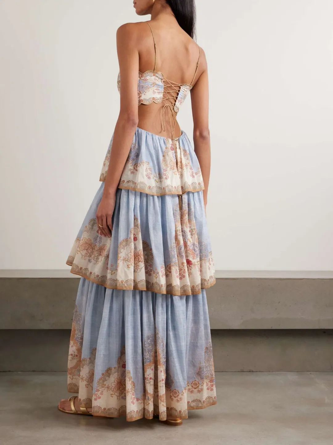 Zimmermann Daylight Tiered Maxi Dress Size 4 / AU 16 for rent on The Volte - main image