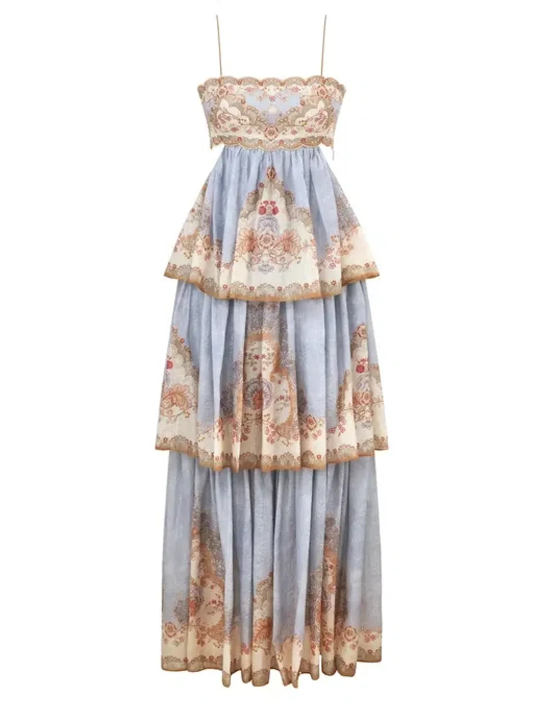 Zimmermann Daylight Tiered Maxi Dress Size 4 / AU 16 for rent on The Volte - main image