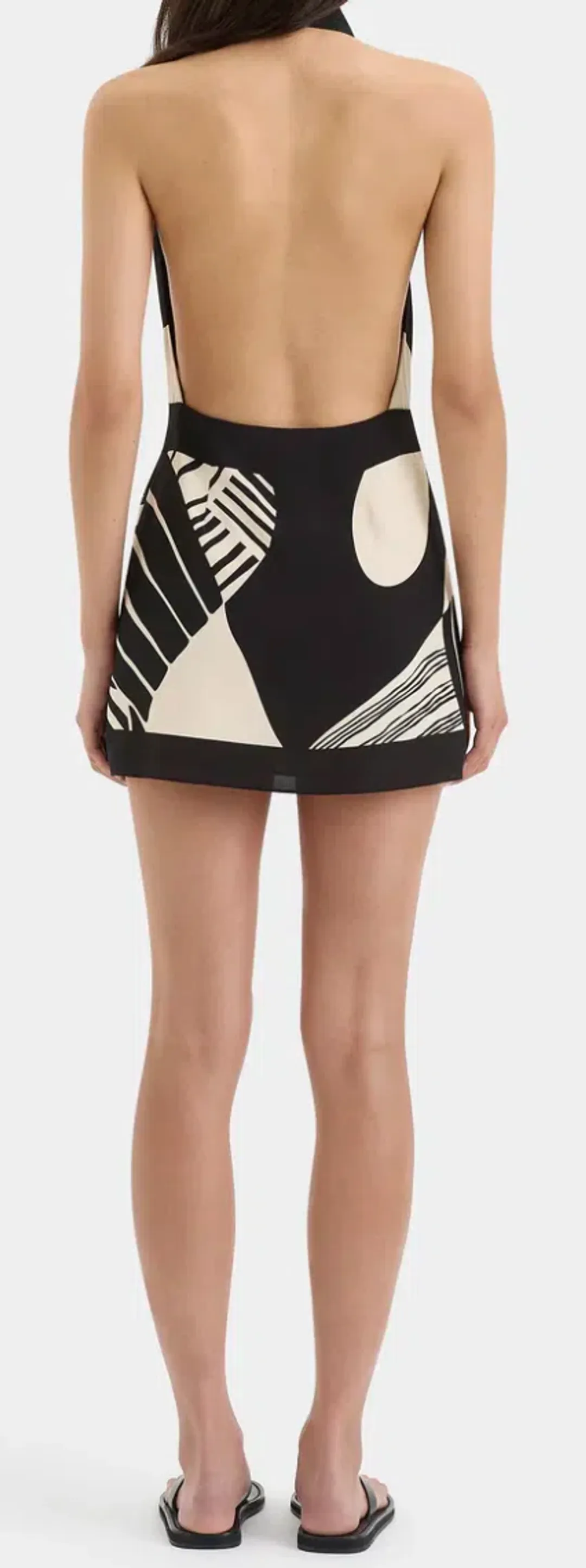 Sir The Label Realisme Wrap Halter Mini Dress Size 0 for rent on The Volte - main image