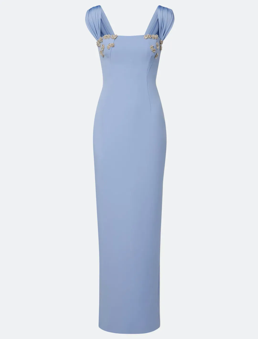 Rachel Gilbert Malia Maxi Gown in Blue Size AU 8 for rent on The Volte - main image