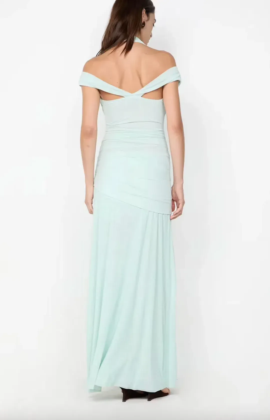 Bec & Bridge Winnie Halter Maxi Dress in Spearmint sz 10 for rent on The Volte - main image
