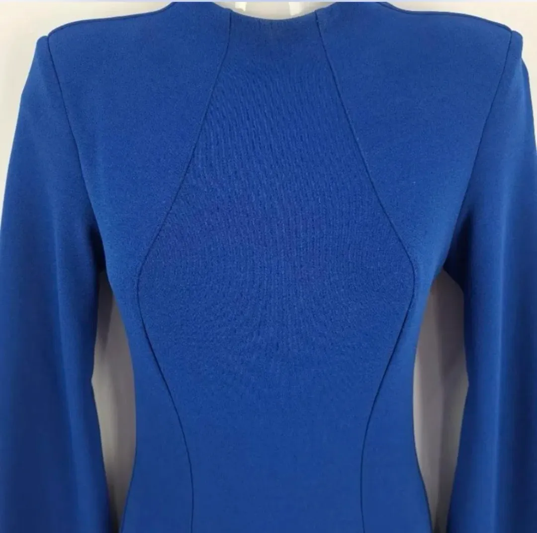 Mossman Sense of Mystery Dress Size 10 Cobalt Blue Mini for rent on The Volte - main image