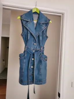 Aje denim mini dress for rent on The Volte - image 1