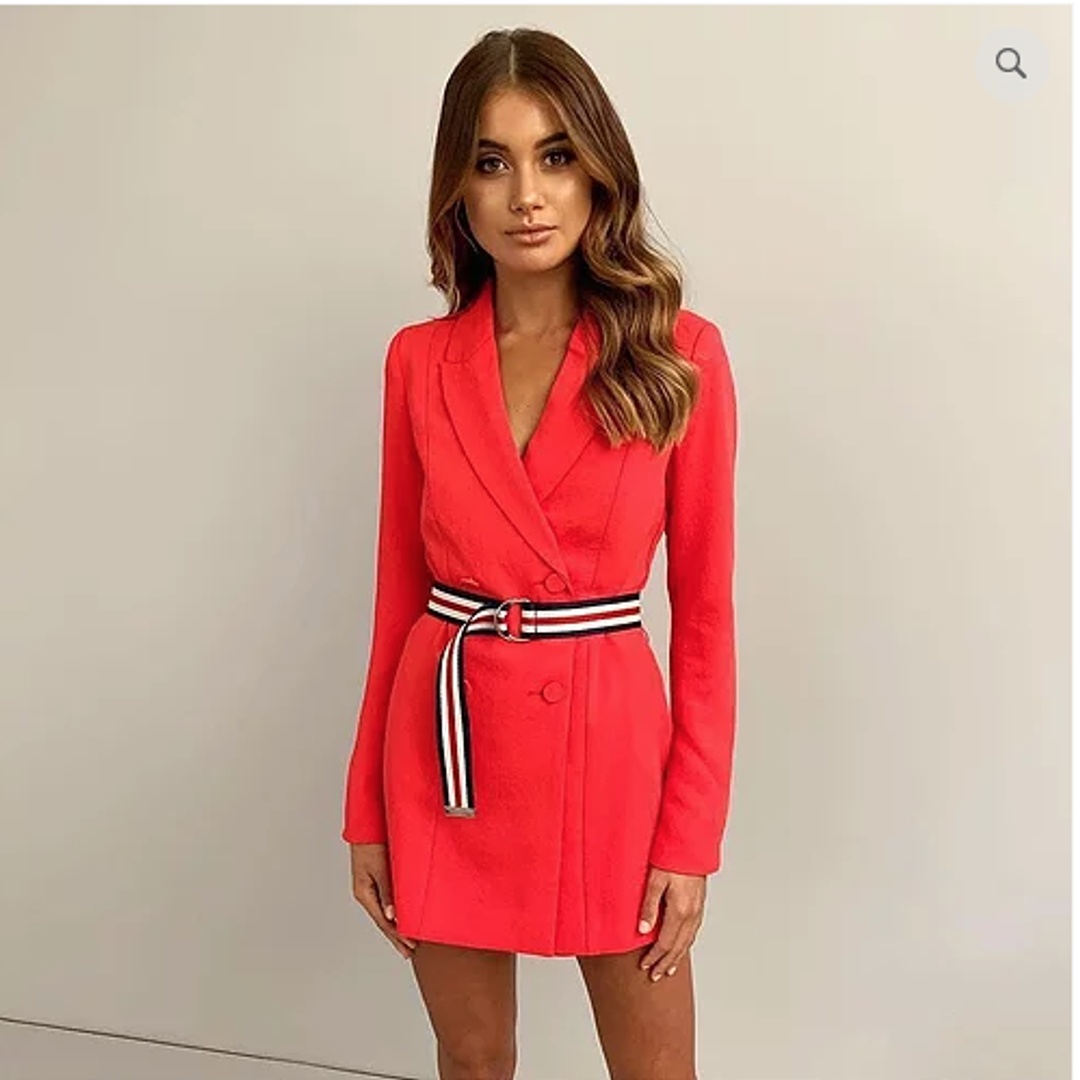 Kookai 'Ribbon' Playsuit (Red) size 8 for rent on The Volte - main image