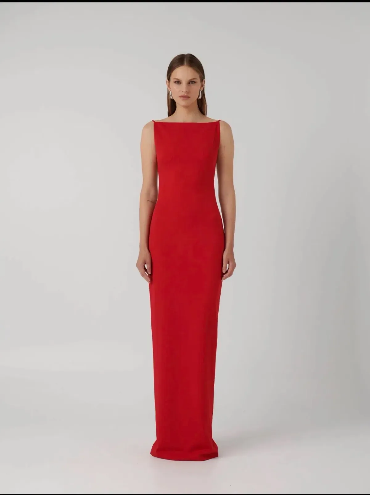 Effie Kats Gabi Gown - Red for rent on The Volte - main image