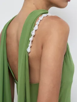 Sheike Anya Maxi Dress Green Size 10 for rent on The Volte - image 7