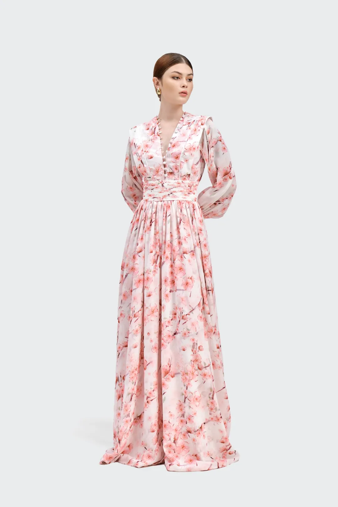 Justin Tong Xander Maxi Dress Size 12 for rent on The Volte - main image