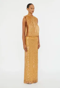 Illuminate Sequin Separation Gown for rent on The Volte - image 1