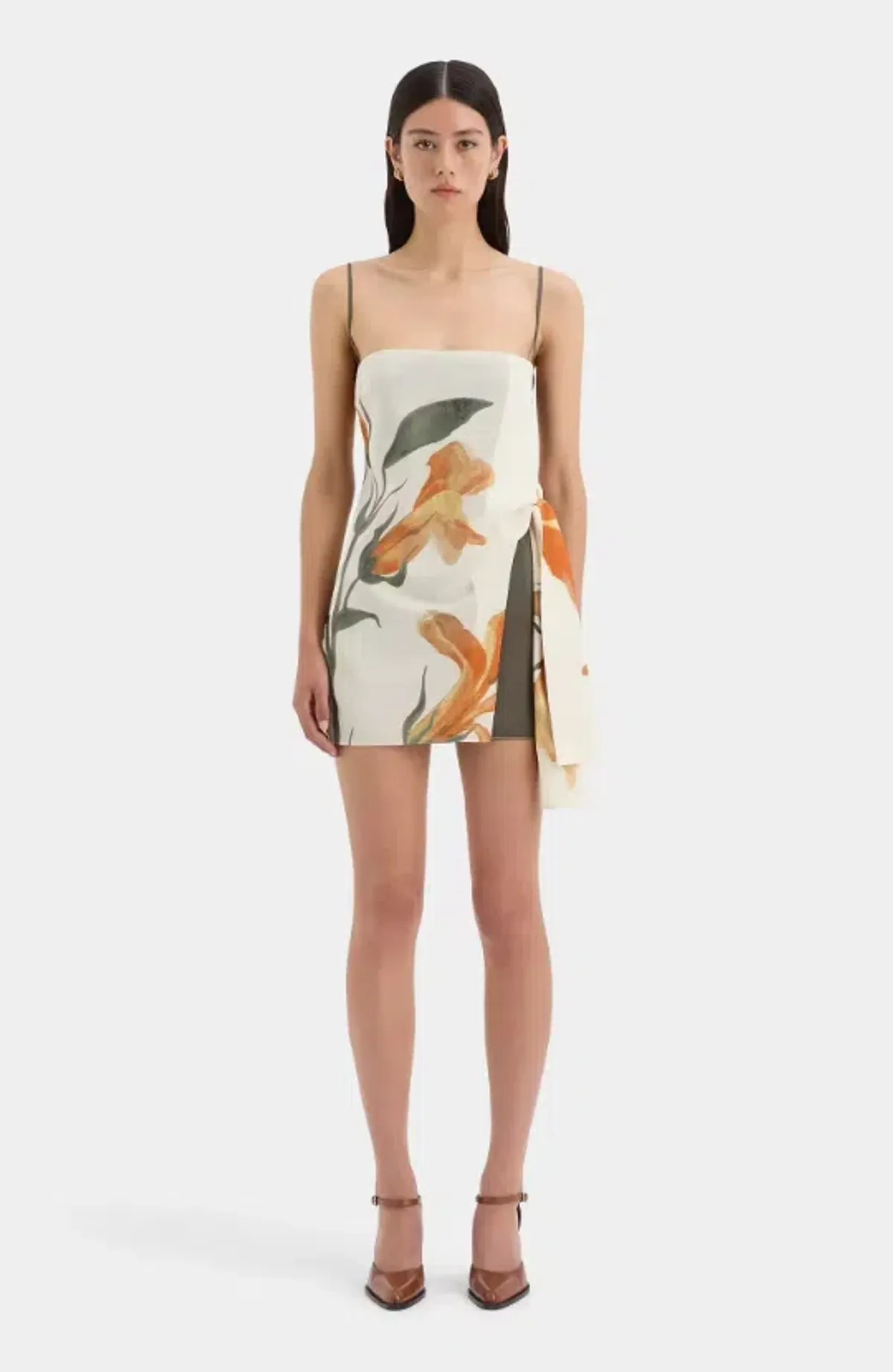 Sir the Label Constance Tie Mini Dress Size 1 / AU 8 for rent on The Volte - main image