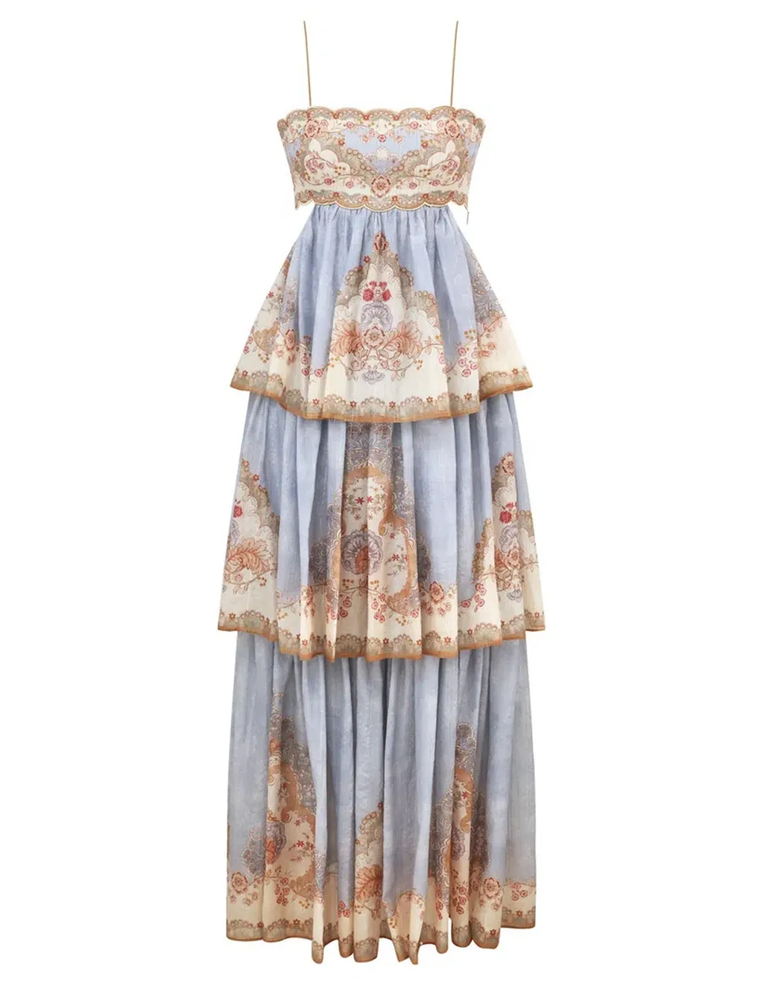 Zimmermann Daylight Tiered Maxi Dress Size 0 / 6-8 for rent on The Volte - main image