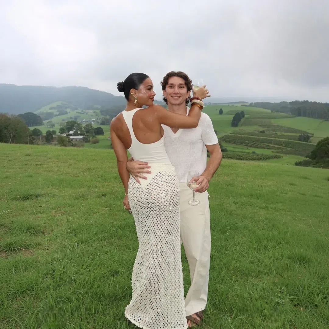 Benni Ariel Maxi Dress in Shell Size 10 AU / Medium for rent on The Volte - main image