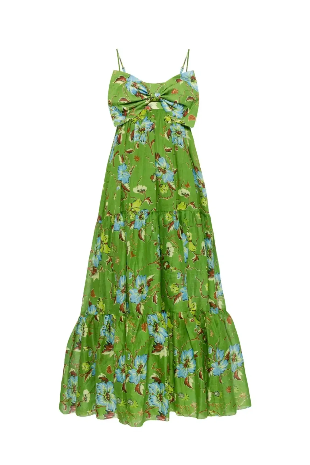Alemais Hotel Lamu floral-print midi dress size 16 for rent on The Volte - main image
