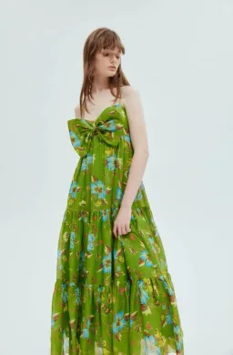 Alemais Hotel Lamu floral-print midi dress size 16 for rent on The Volte - image 5