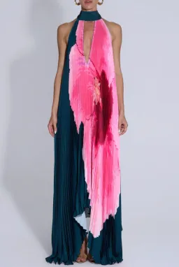 L'IDÉE/ Lidee Opera Gown - Hibiscus Mightnight Size 12 for rent on The Volte - image 2