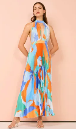 L'IDÉE/ Lidee Chateau Split Gown Capri Orange Size 14  for rent on The Volte - image 3