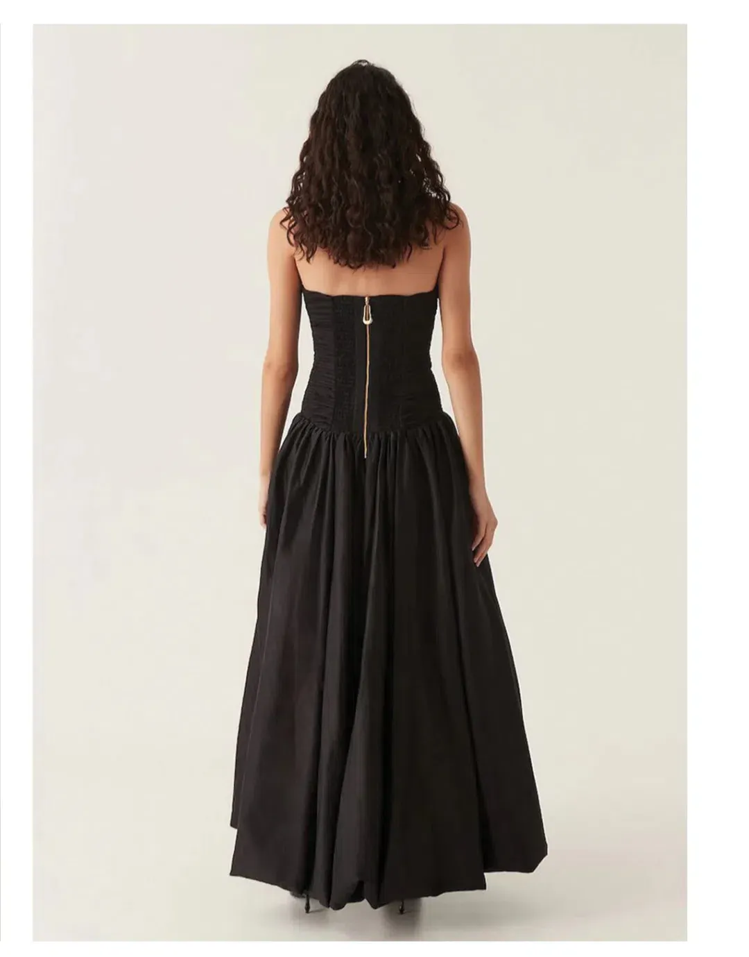 AJE Violette Bubble Hem Maxi for rent on The Volte - main image