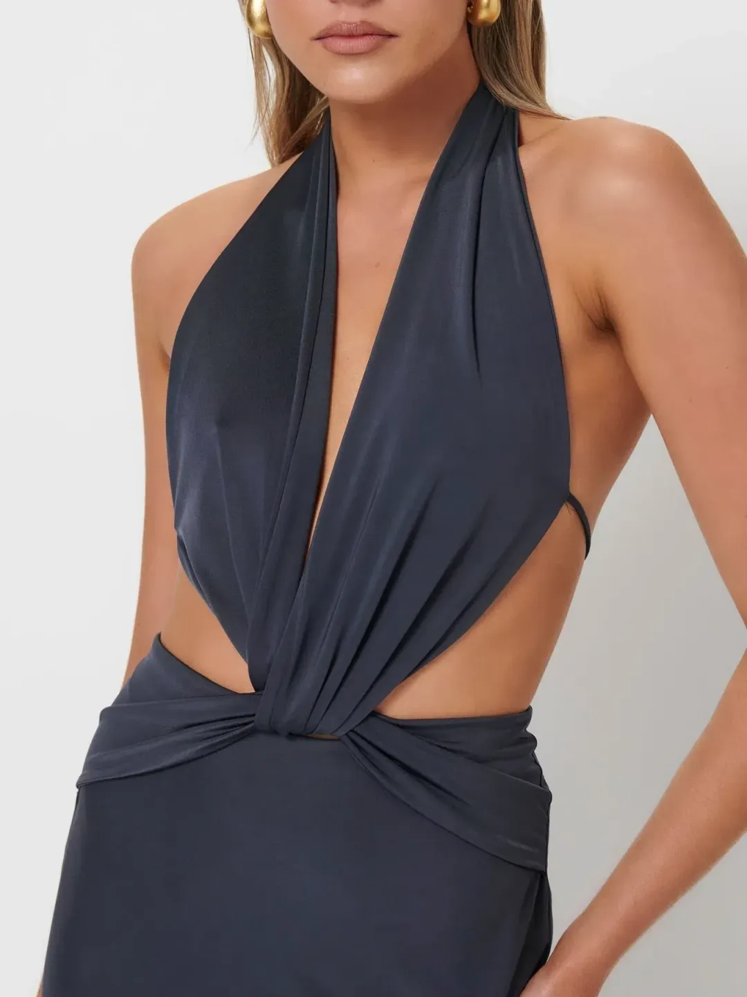 EFFIE KATS Harper Gown - Thunder Size XL for rent on The Volte - main image