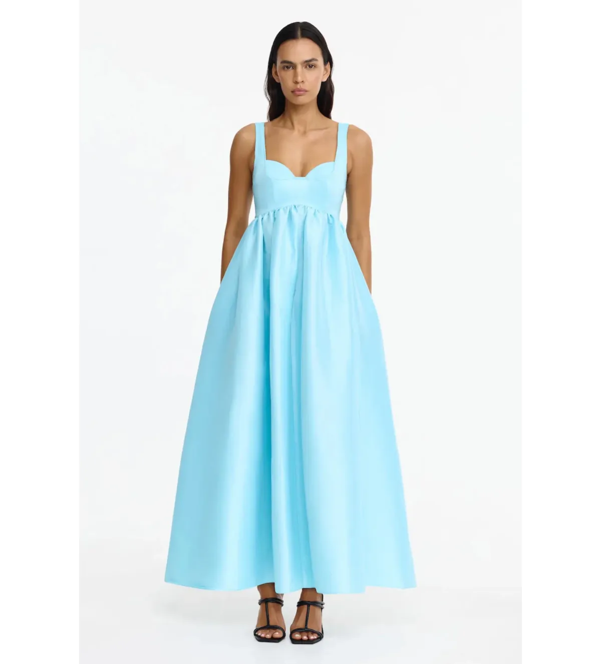 Acler Redin Maxi Dress Blue Size 10 for rent on The Volte - main image