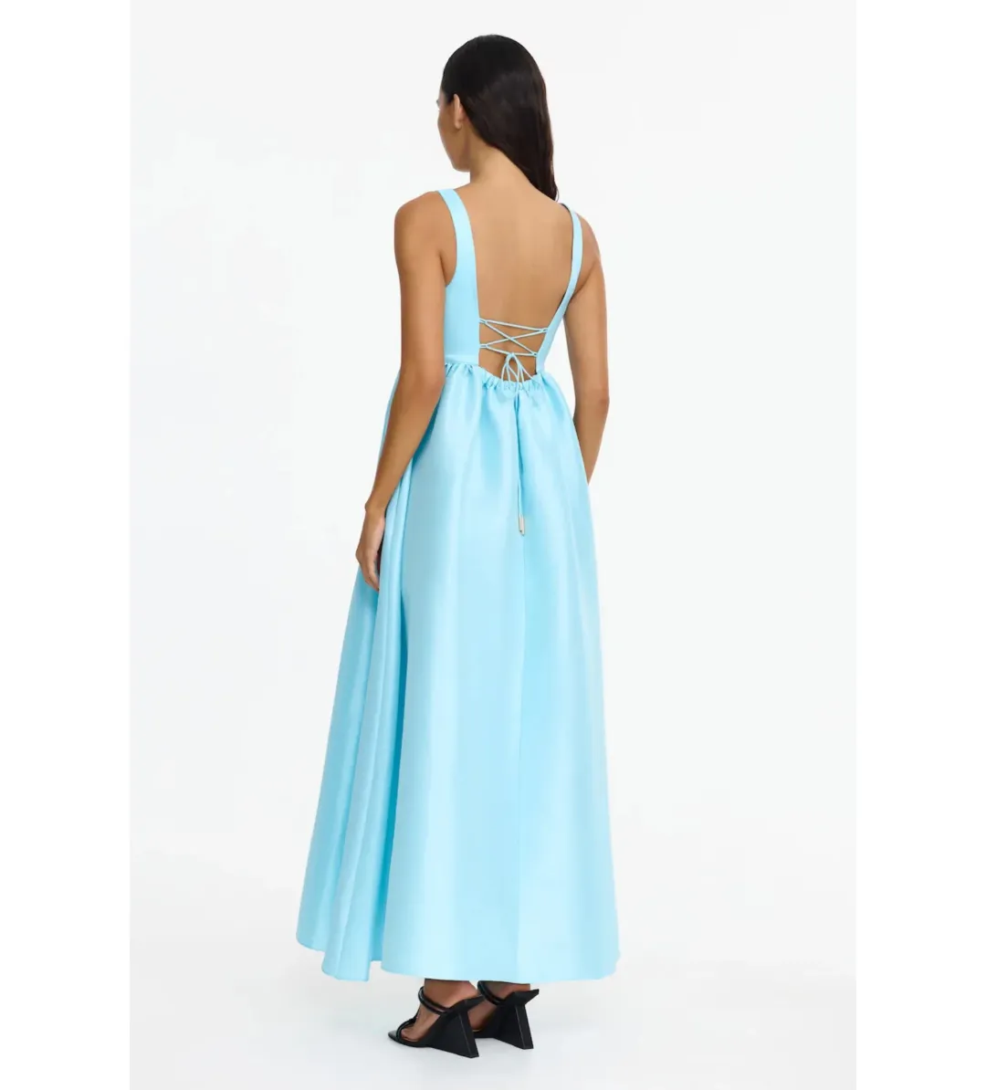 Acler Redin Maxi Dress Blue Size 10 for rent on The Volte - main image