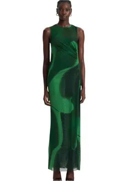 Scanlan Theodore - Italian Watercolour Print Dress Safari for rent on The Volte - image 4