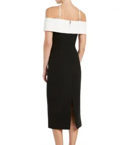 Rebecca Vallance Hepburn Midi Black/White Size 6 for rent on The Volte - image 4