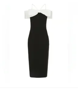 Rebecca Vallance Hepburn Midi Black/White Size 14 for rent on The Volte - image 6