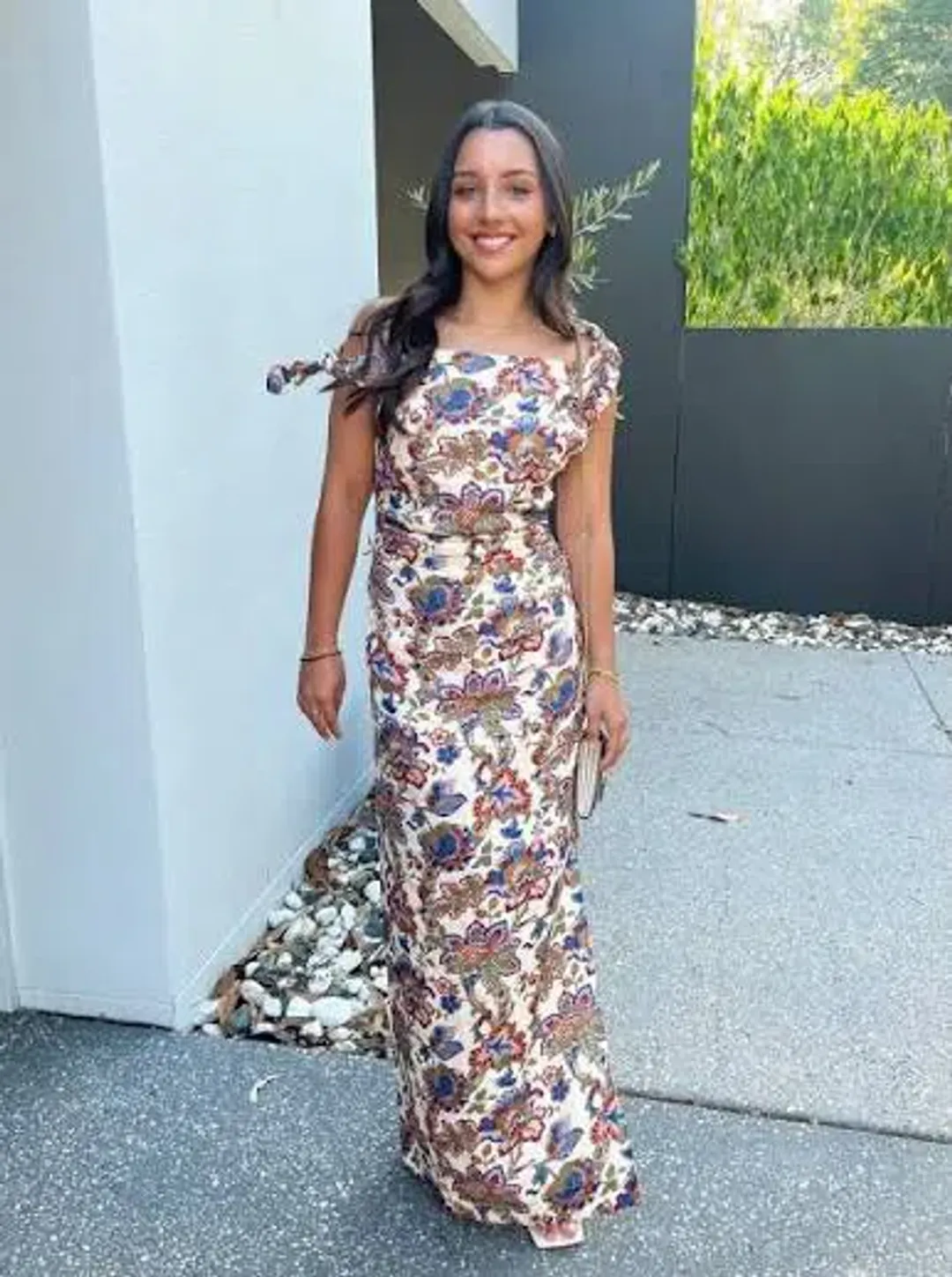 SIR THE LABEL BETTINA OFF SHOULDER DRESS IN WILTSHIRE FLORAL SIR SIZE 1 / AU 8 for rent on The Volte - main image