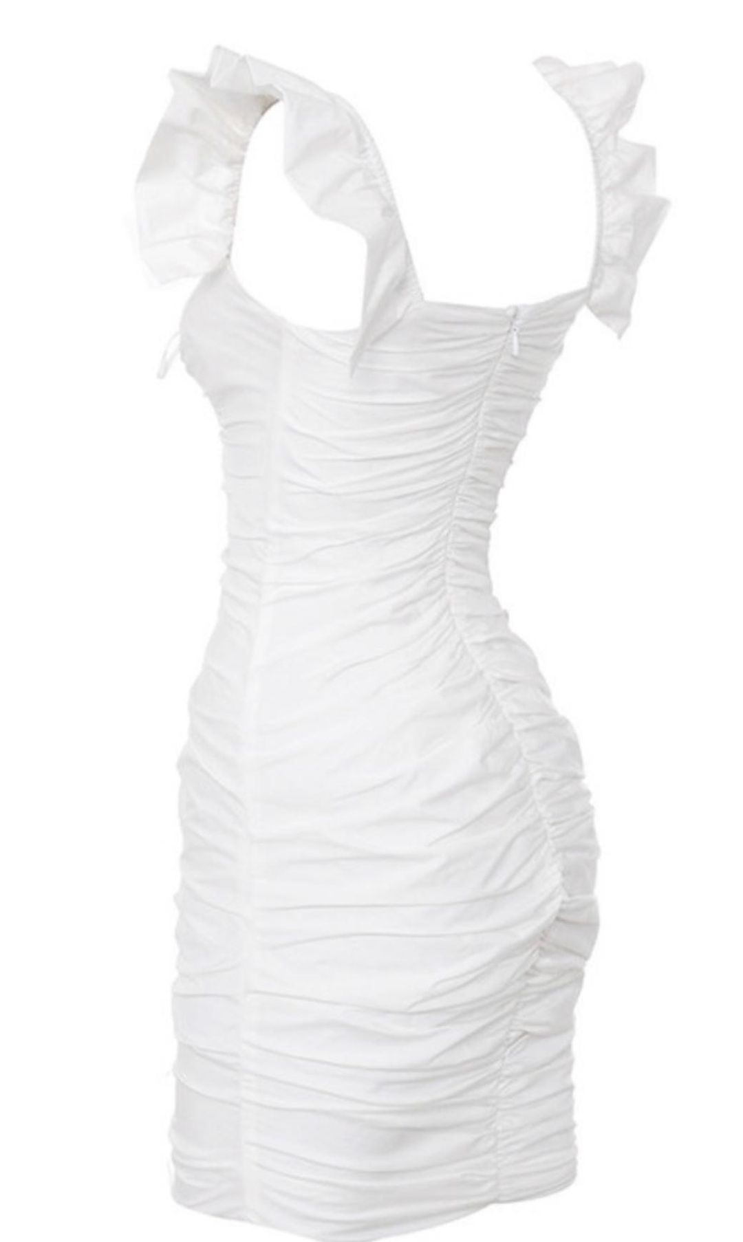 House of CB Kara Mini Dress White Size 8 for rent on The Volte - main image