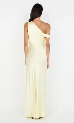 Sol Asym Dress in Ice Yellow for rent on The Volte - image 5