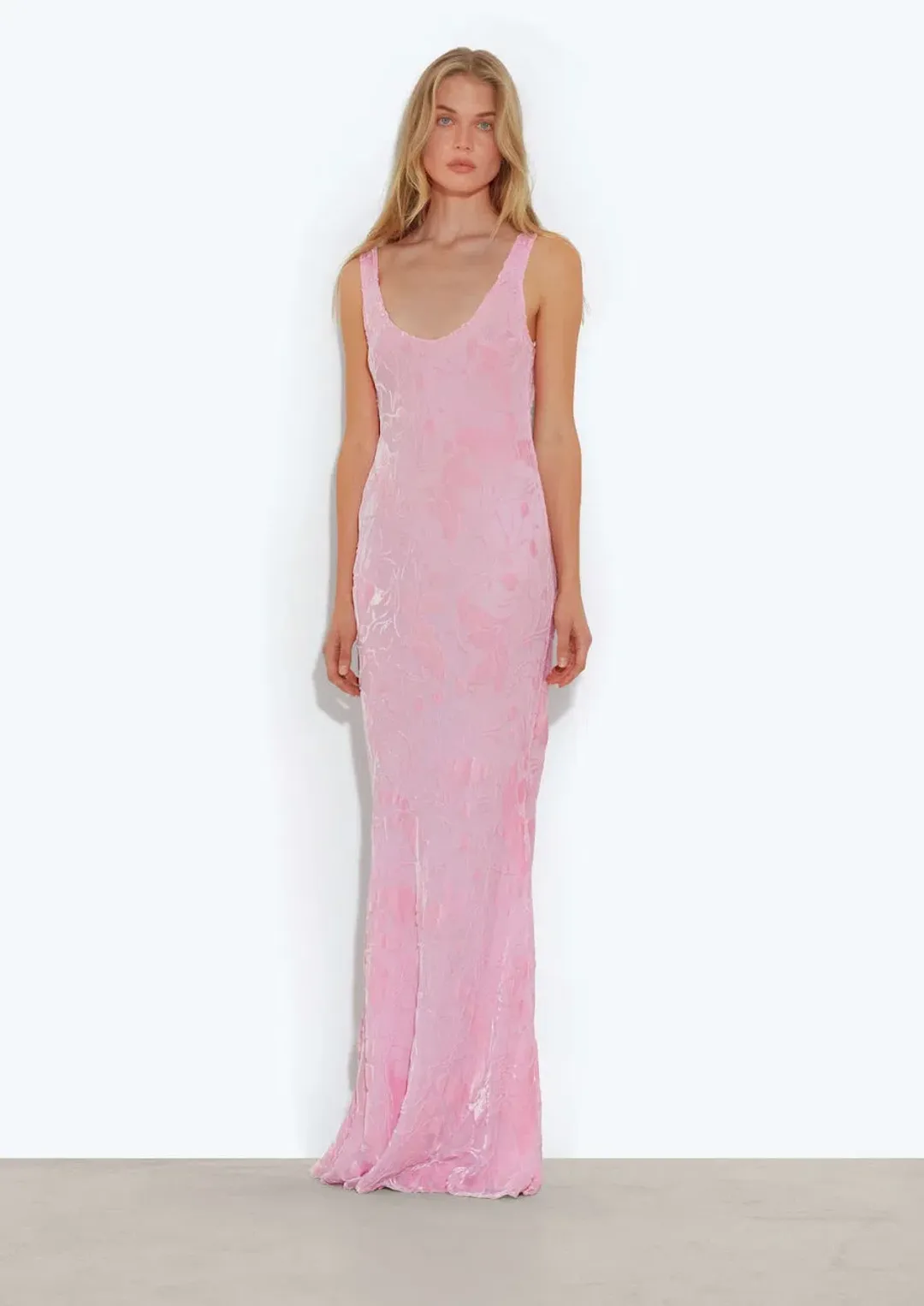 Rat & Boa Amaris Maxi Dress in Pink Size 8 for rent on The Volte - main image