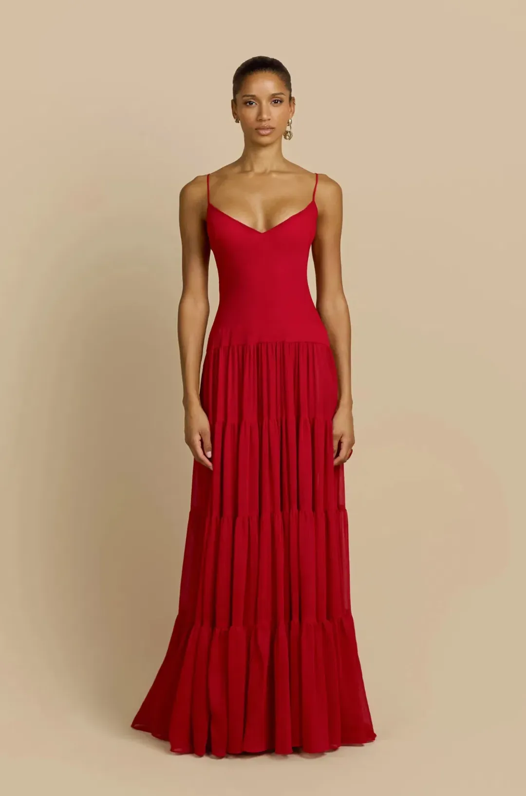 DELPHINA DRESS RED: Arcina Ori for rent on The Volte - main image