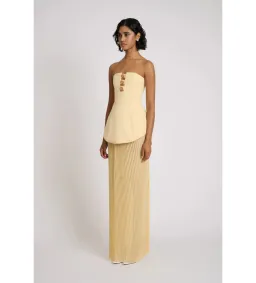 Eliya The Label Leo Maxi Dress Yellow Size M AU 10 for rent on The Volte - image 4