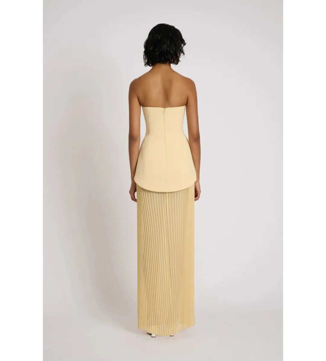 Eliya The Label Leo Maxi Dress Yellow Size M AU 10 for rent on The Volte - main image