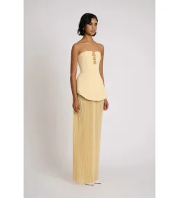 Eliya The Label Leo Maxi Dress Yellow Size M AU 10 for rent on The Volte - image 3