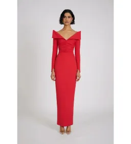 Eliya The Label Delsa Maxi Dress Red Size M AU 10 for rent on The Volte - image 2