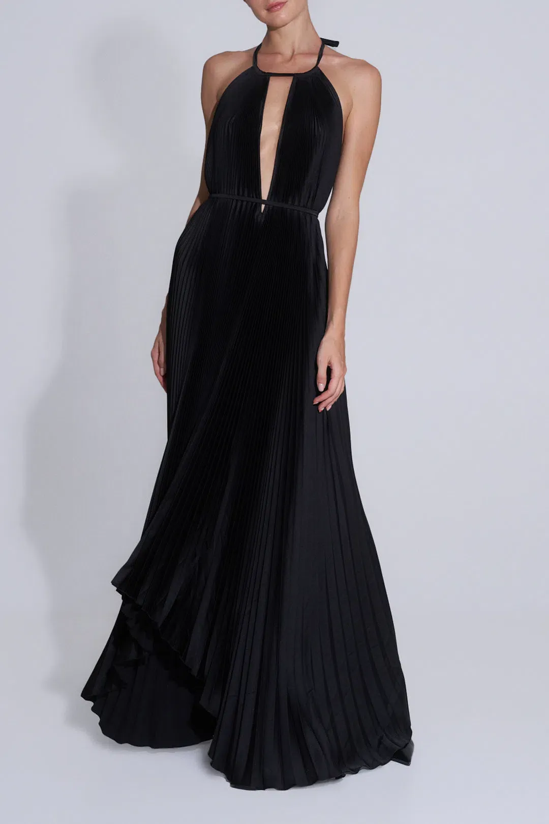 L'Idee Boheme Gown in Noir Black Size L / AU 12 for rent on The Volte - main image