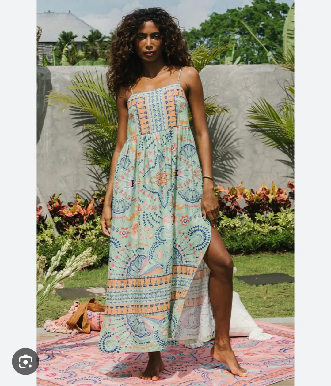 Tigerlily x Wandering Folk Hyacinth Maxi Dress for rent on The Volte - main image