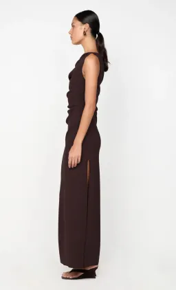 Bec and Bridge Leora Asym Maxi Dress in Dark Chocolate Size 8 for rent on The Volte - image 7