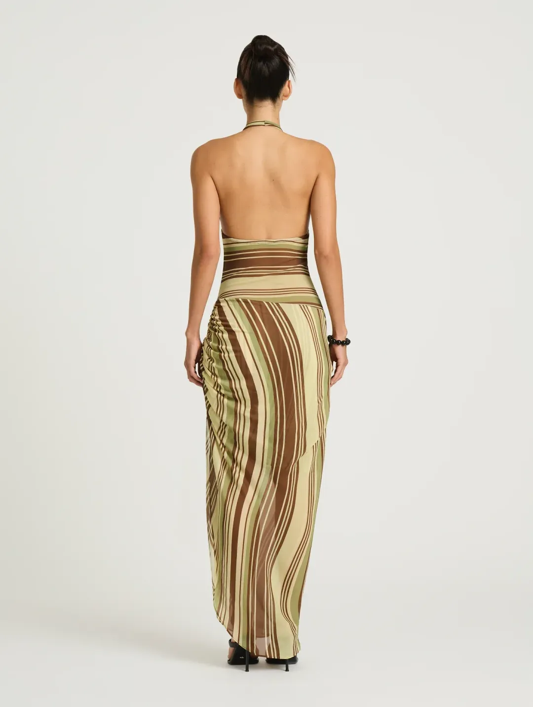 Benni Marnie Maxi Dress size 8 Earth Stripe  for rent on The Volte - main image