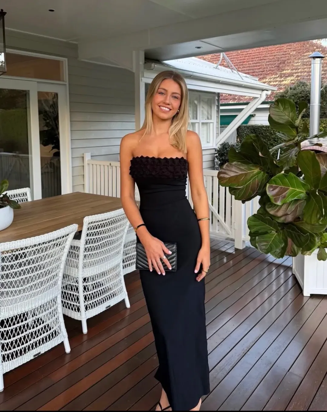 Ance Gria Margo maxi dress size 8 for rent on The Volte - main image