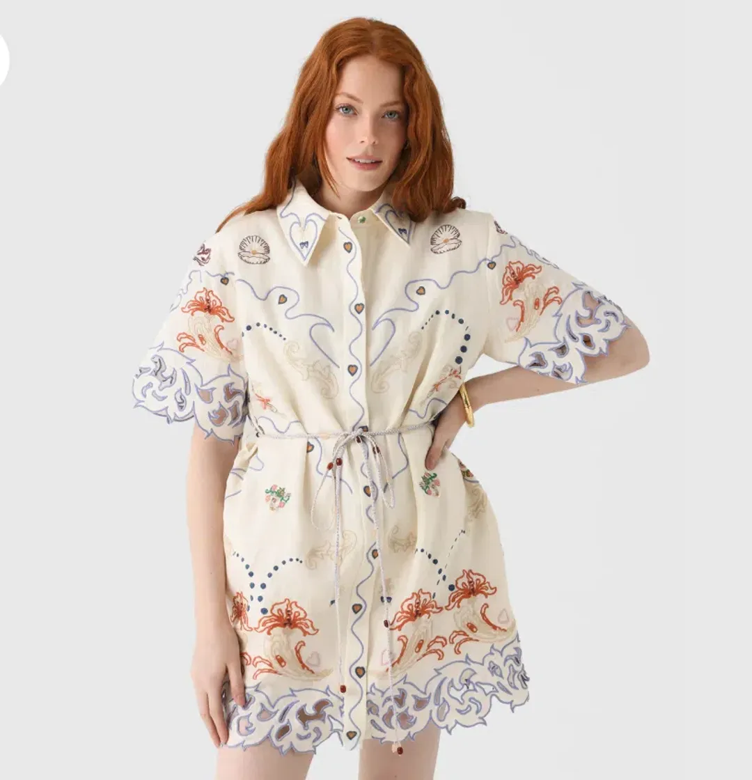 Antipodean Matchmakers Yoke Shirt Dress for rent on The Volte - main image
