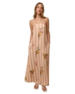 Palm Noosa Alessia Maxi Dress Citrus Stripe Size 12 for rent on The Volte - image 4