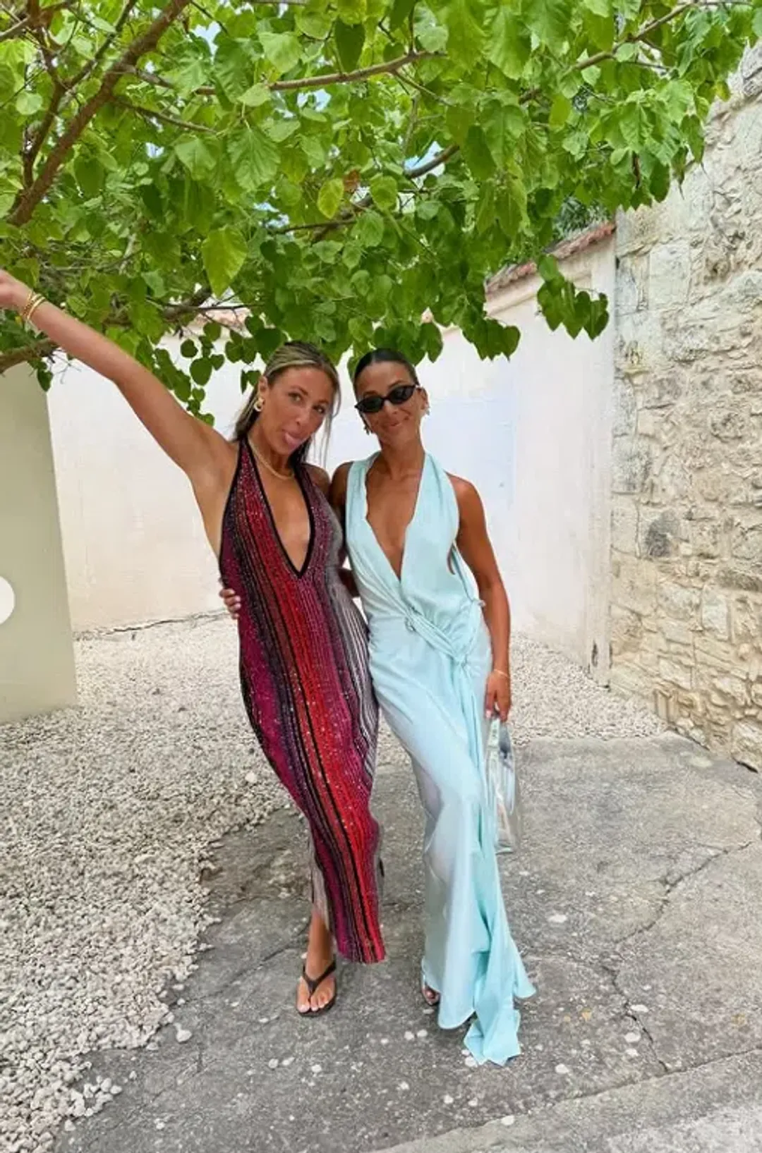 Misha Collection The Harlow Satin Maxi Dress Ice Blue Size XXS / 4 AU for rent on The Volte - main image