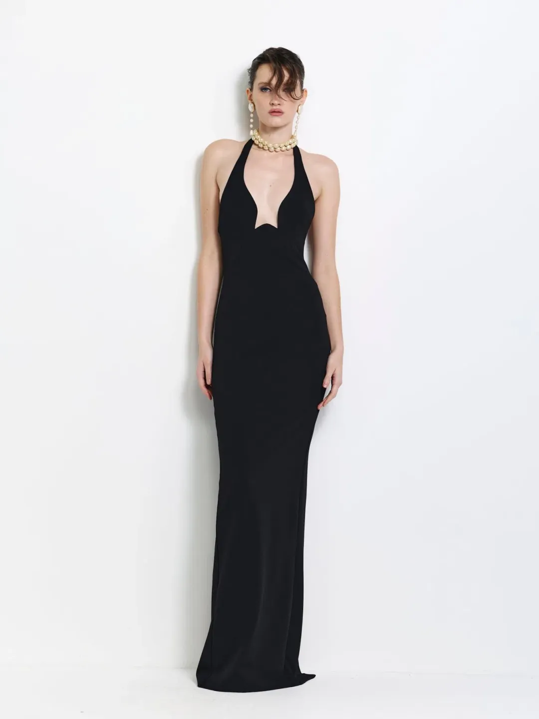 Effie Kats Starla Maxi Gown in Black Size S / AU 8 for rent on The Volte - main image